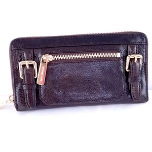 ❤️ NWOT Michael Kors Gold and Brown Wallet with Sophisticated Design